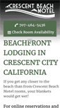 Mobile Screenshot of crescentbeachmotel.com