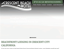 Tablet Screenshot of crescentbeachmotel.com